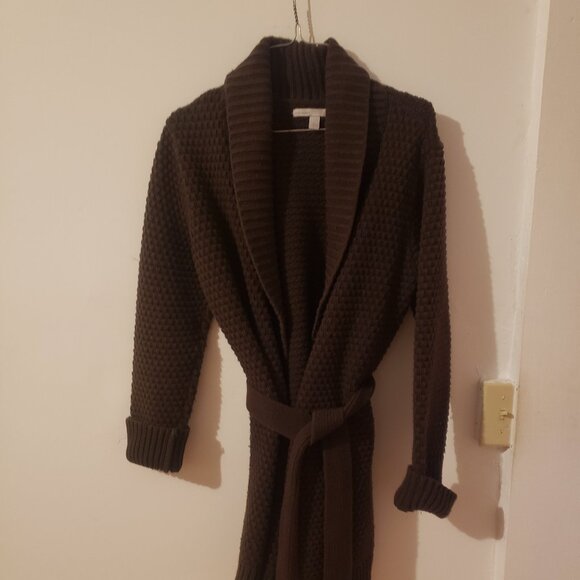 Cotton Wool Brown Cardigan - Picture 2 of 2